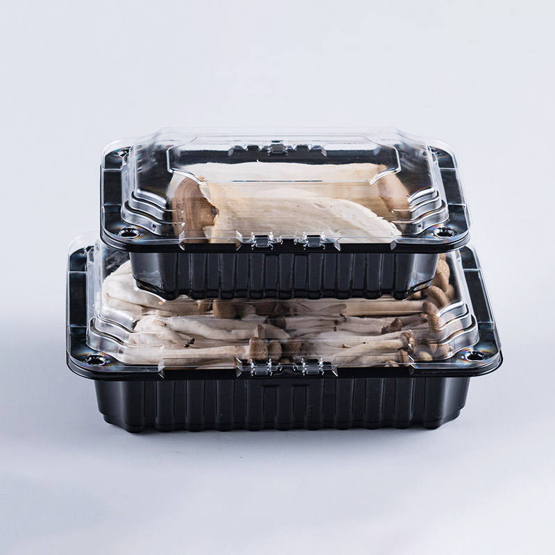 Cajas de verduras de plástico