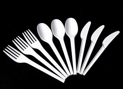 Juego de cubiertos desechables PLA